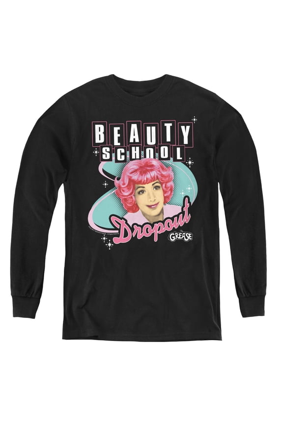 Grease - Beauty School Dropout - Youth Long Sleeve Shirt - Small
