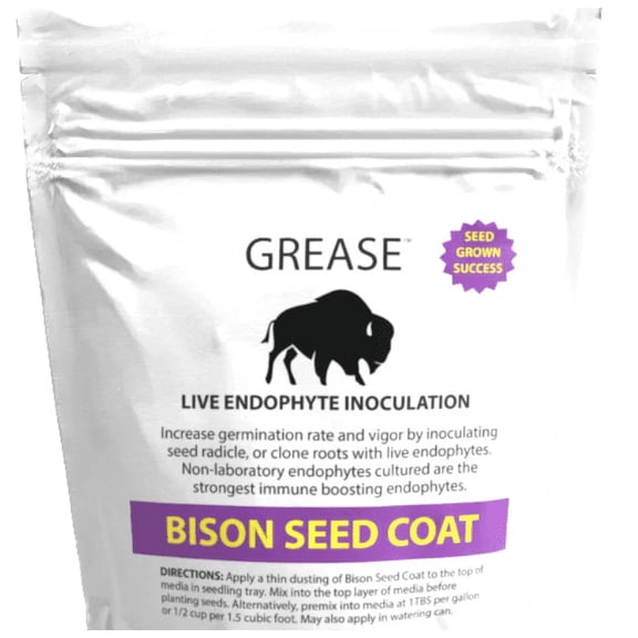 Grease Bison Seed Coat  Endophytes 1/2 lb