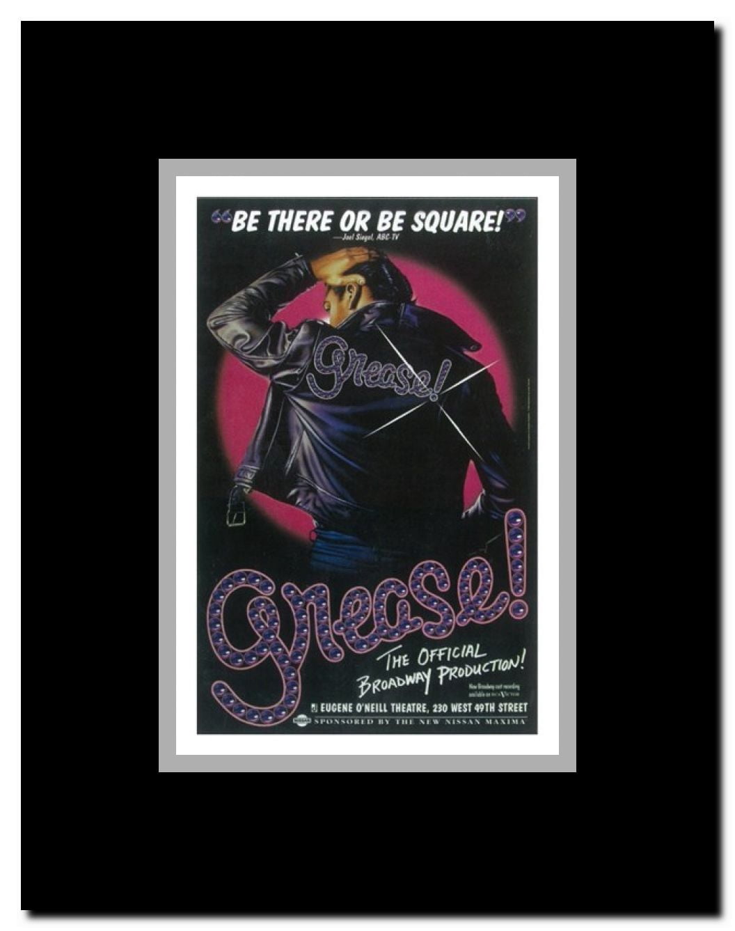 Grease (Broadway) Framed Movie Poster