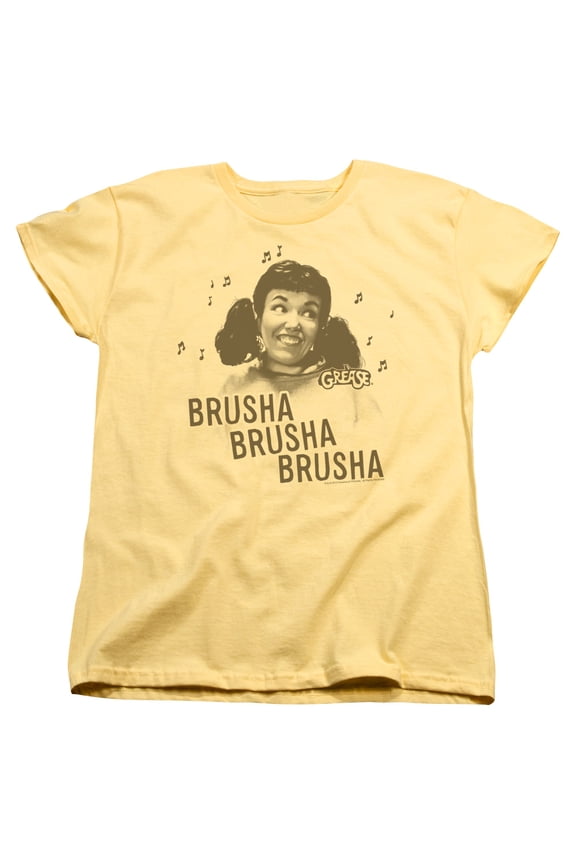 Grease Brusha Brusha Brusha Women's T-Shirt Banana