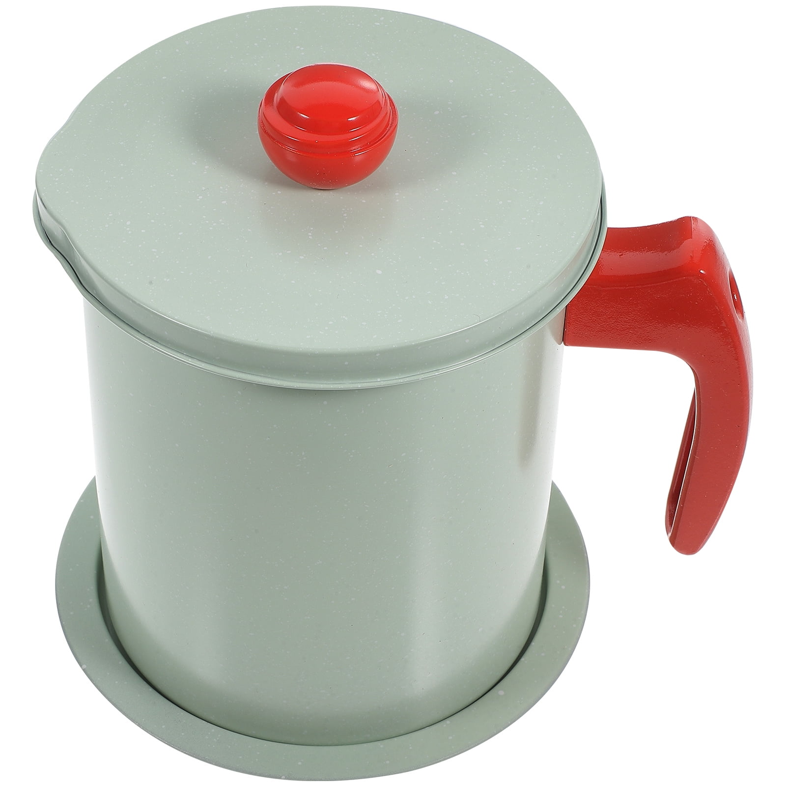 ONAPARTER Grease Container Bacon Grease Strainer Oil Pot Fine Mesh ...