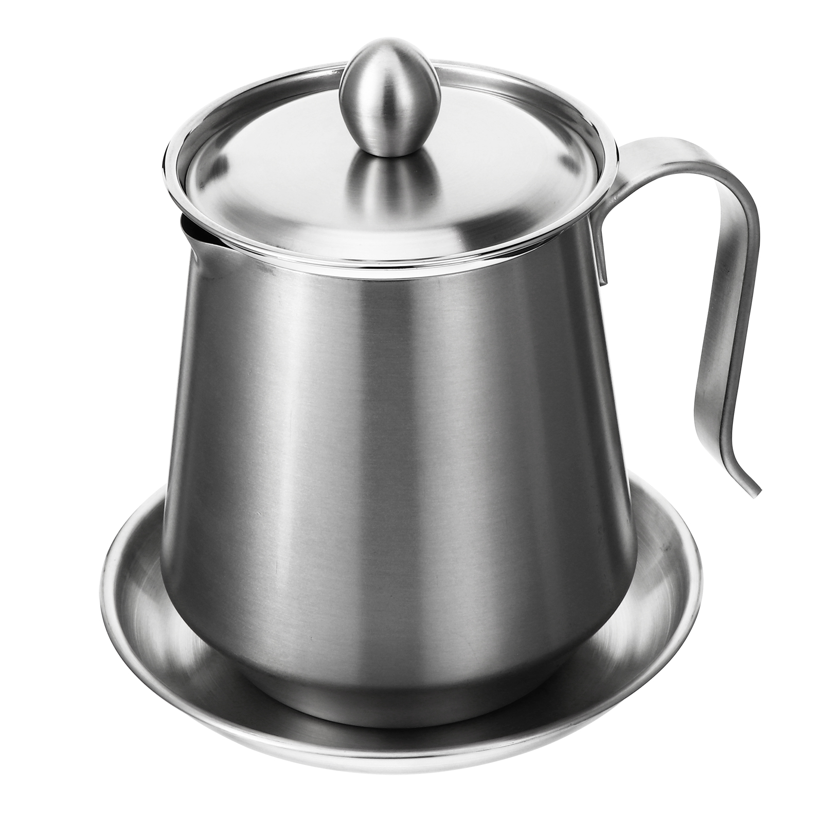 Grease Container with Strainer Stainless Steel Bacon Grease Can Oil