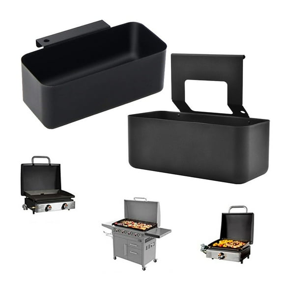 Grease Cup Grease Collector Drip Tray For Blackstone 17" 22" 28" 36" Blackstone,Black