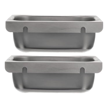 Grease Cup Holders For Commercial Hoods | 2.5-Inch Deep Drip Pan Catchers – Stainless Steel NSF Listed For Restaurant Kitchens
