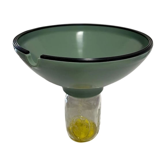 Grease Drainer and Food Strainer, Heat-Resistant Colander for Bacon Ground Beef Pasta and Veggies, Fits Pans Cans and Jars, Dishwasher Safe, Kitchen Grease Separator