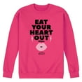 thumbnail image 1 of Grease - Eat Your Heart Out - Rizzo - Kiss Lips - Men's Crew Neck Fleece Pullover, 1 of 4