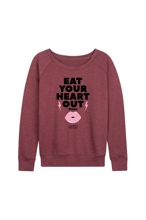 - Eat Your Heart Out - Rizzo - Kiss Lips - Women's Lightweight French Terry Long Sleeve Shirt