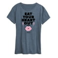 thumbnail image 1 of Grease - Eat Your Heart Out - Rizzo - Kiss Lips - Women's Short Sleeve Graphic T-Shirt, 1 of 5