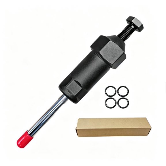 Grease Fitting Unclogger Tool 600 PSI, Heavy Duty Grease Zerk Cleaner for Clogged Fittings, High Carbon Steel Lubrication Point Flusher for Tractors Trucks Farm and Industrial Equipment