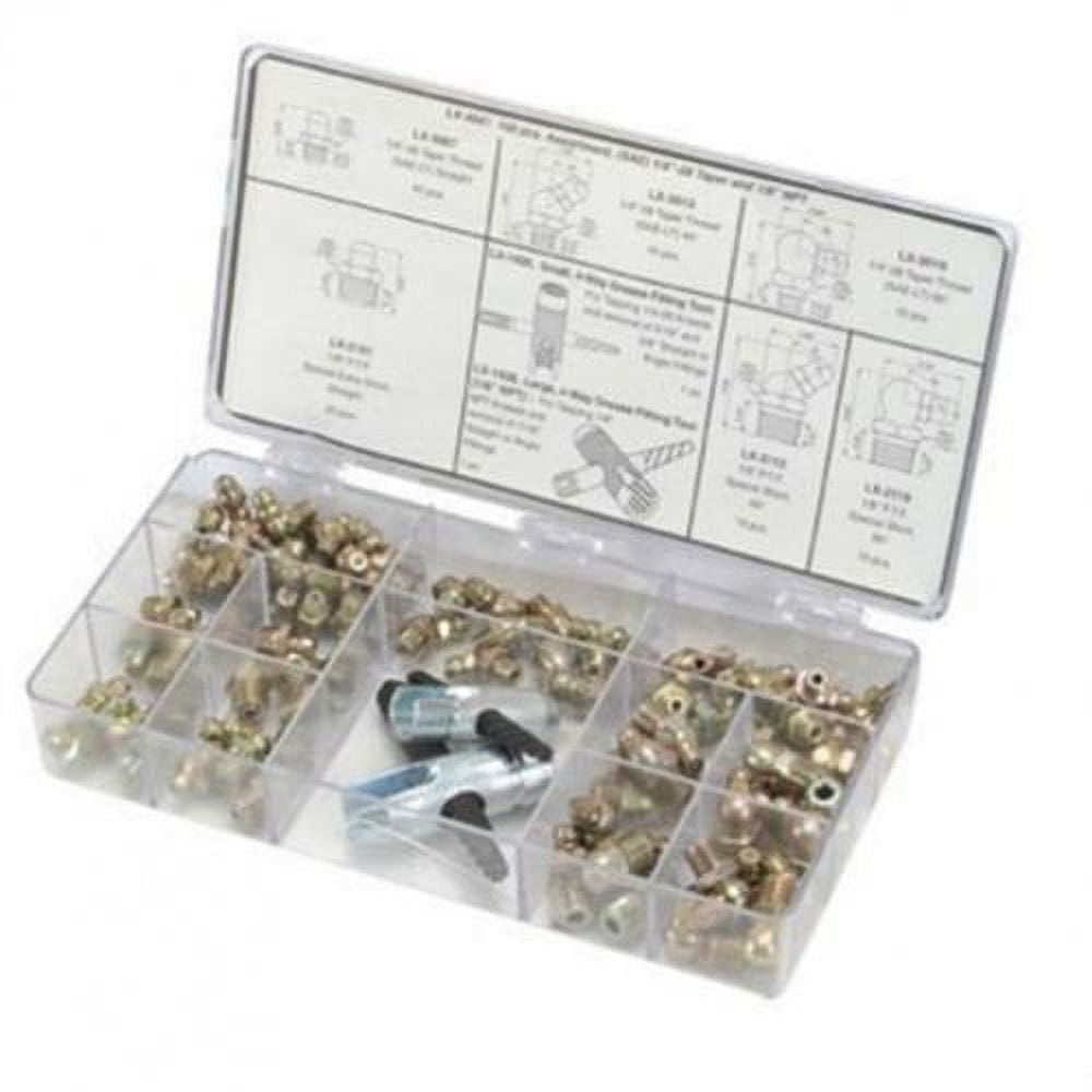 Grease Fittings 100 Pc Asst SAE 1 4 28 Taper And 1 8 NPT grease-fittings-100-pc-asst-sae-1-4-28-taper-and-1-8-npt