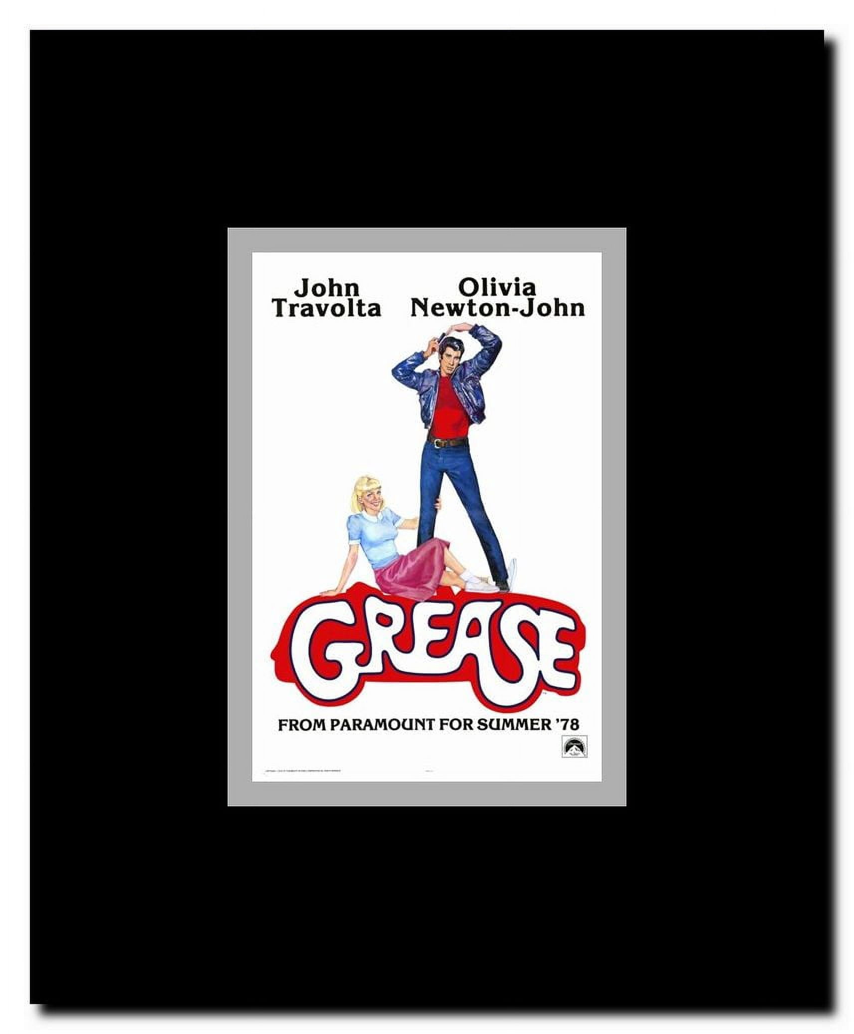 Grease Framed Movie Poster