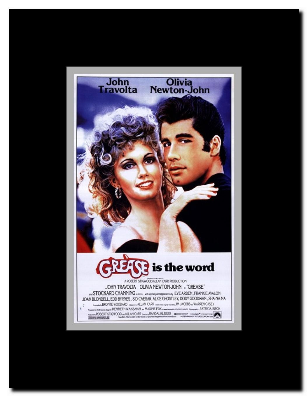 Grease Framed Movie Poster