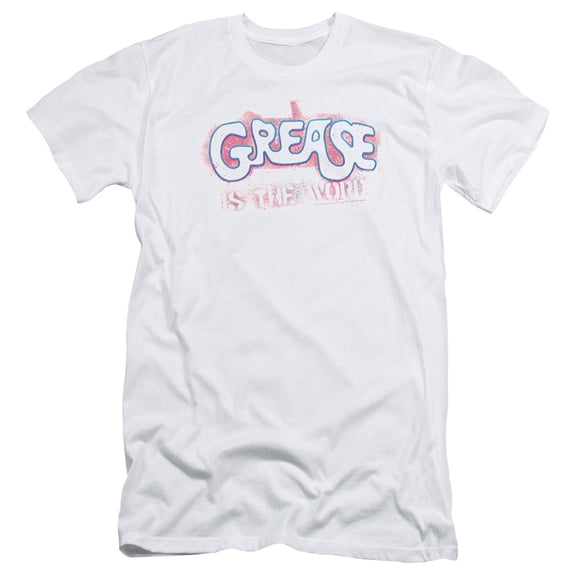 Grease - Grease Is The Word - Slim Fit Short Sleeve Shirt - Large