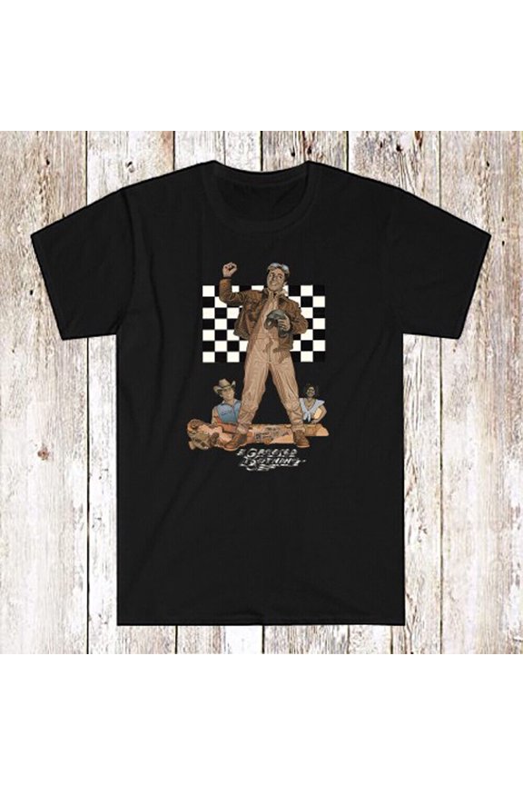 Grease Greased Lightning Race Racing Movie Men's Black T-Shirt Size S-5XL