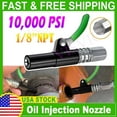 thumbnail image 1 of Grease Gun Coupler Quick Release Lock Oil Injection Nozzle 1/8” NPT 10000PSI, 1 of 5