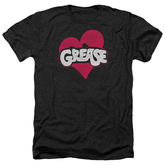 Grease - Heart - Heather Short Sleeve Shirt - Large