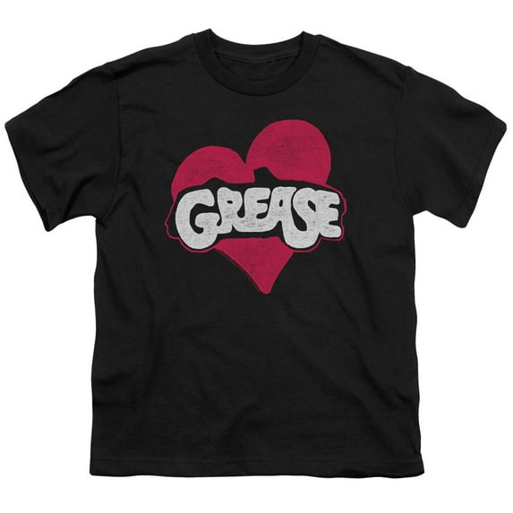 Grease - Heart - Youth Short Sleeve Shirt - Small
