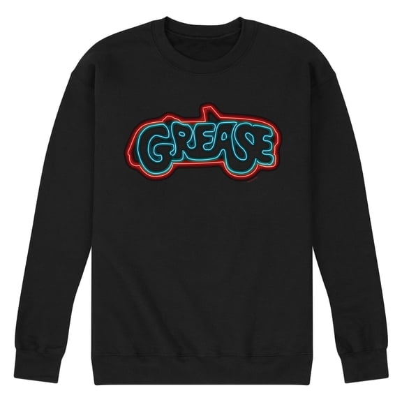 Grease - Highlighted - Original Movie Cover Art - Men's Crew Neck Fleece Pullover