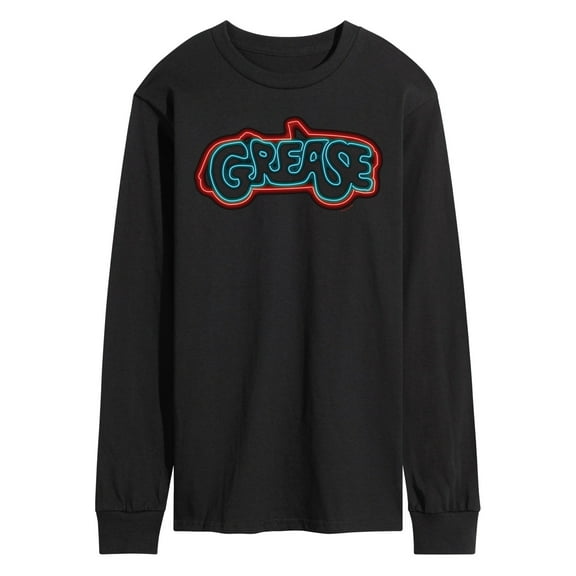 Grease - Highlighted - Original Movie Cover Art - Men's Long Sleeve T-Shirt