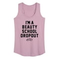 thumbnail image 1 of Grease - I'm a Beauty School Dropout - Women's Racerback Tank Top, 1 of 5