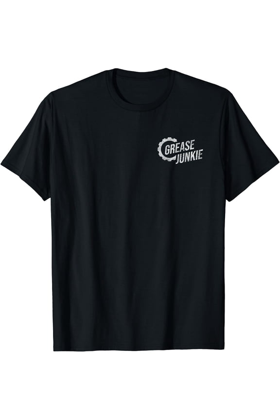 Grease Junkie Monkey Mechanic Tech Garage Repair Engines T-Shirt , Vintage T-Shirt