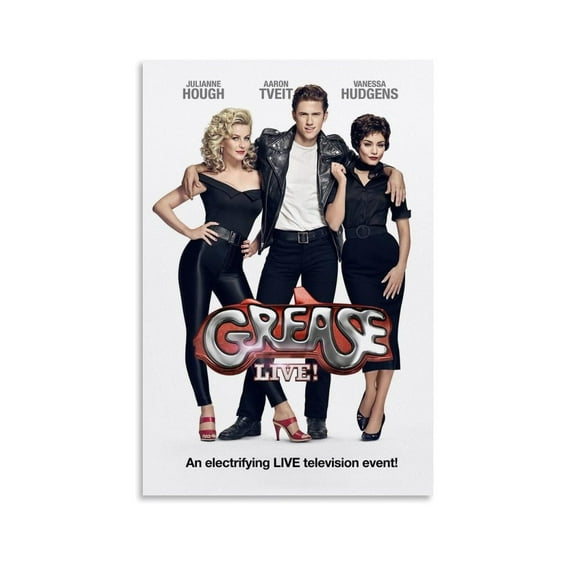 Grease Live! Movie Posters Canvas Art Posters for Room Aesthetic And Wall Art Picture Living Room Decor Poster