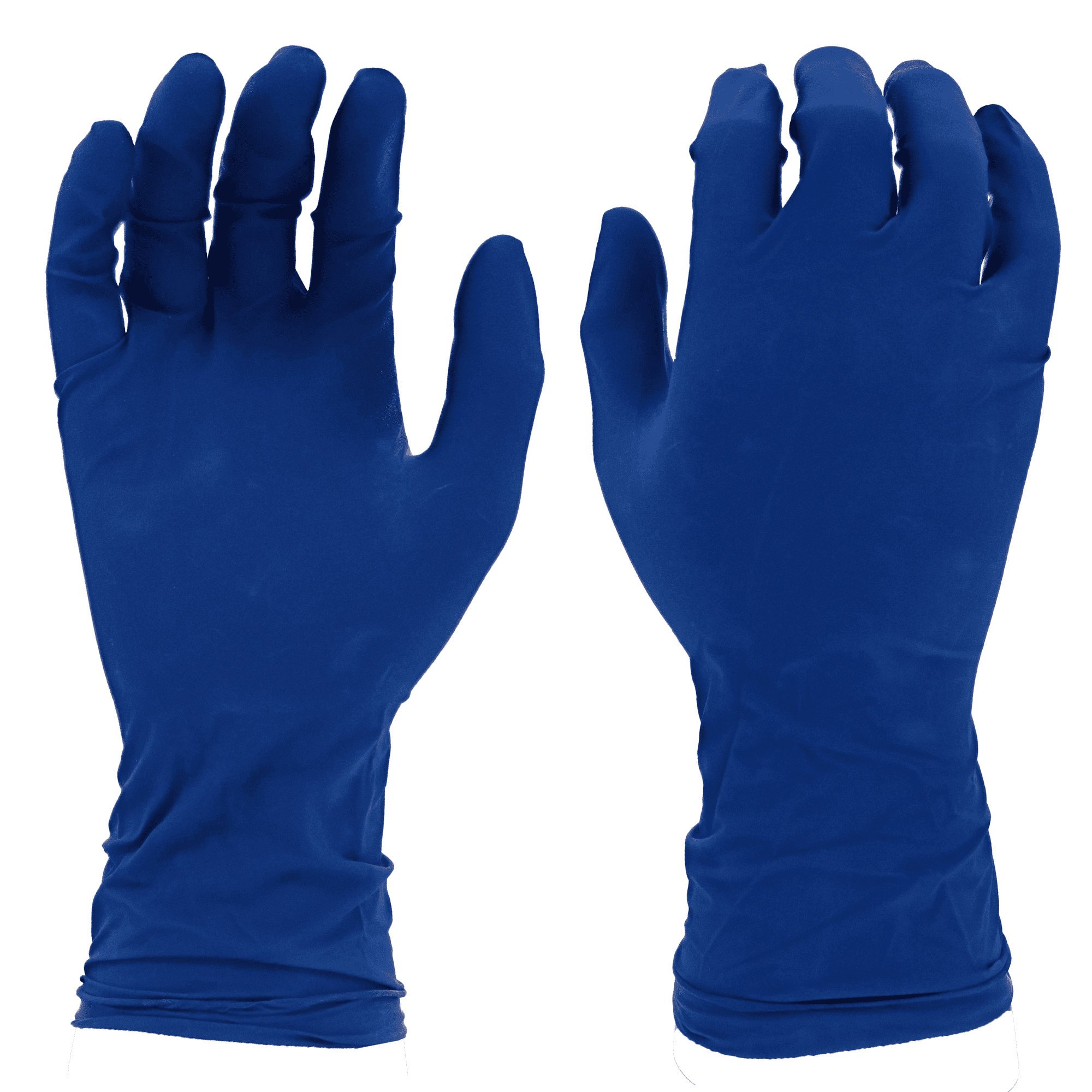 Grease Monkey Latex Gloves, Heavy-Duty, Blue, Men's L 12 mil, 50-Ct. 1 Pack