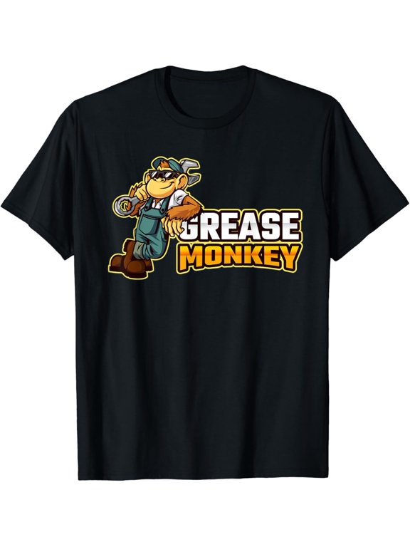 Grease Monkey Garage Tool Classic Cotton Tee Graphic T-Shirt