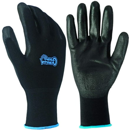 Grease Monkey Gorilla Grip Slip Resistant Gloves 15 Pack, Large, 25042-25