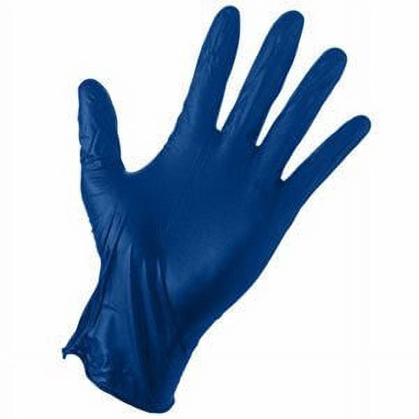 Grease Monkey Latex Gloves, Heavy-Duty, Blue, Men's L 12 mil, 50-Ct. 1 Pack