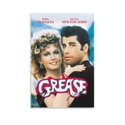 Grease Movie Poster, Vintage Signature Grease Movie Posters,Vintage Grease Posters Canvas Wall Art Prints for Wall Decor Room Decor Bedroom Decor Gifts