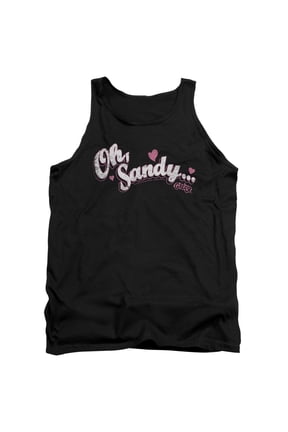 Grease Oh Sandy Adult Tank Top Black
