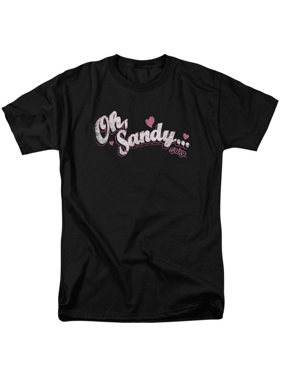 Grease - Oh Sandy - Adult Unisex Short Sleeve T-Shirt - Black
