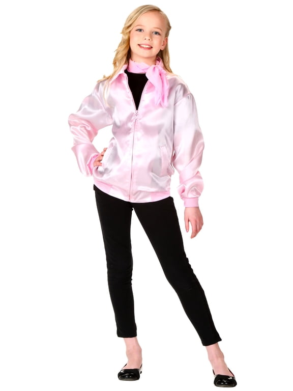 Grease Pink Ladies Costume Jacket for Kids