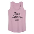 thumbnail image 1 of Grease - Pink Ladies - Cursive Writing - Women's Racerback Tank Top, 1 of 5