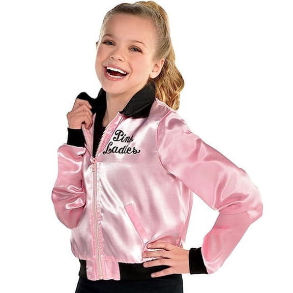 Grease Pink Ladies Girls Child 50S Style Halloween Costume Jacket-STD