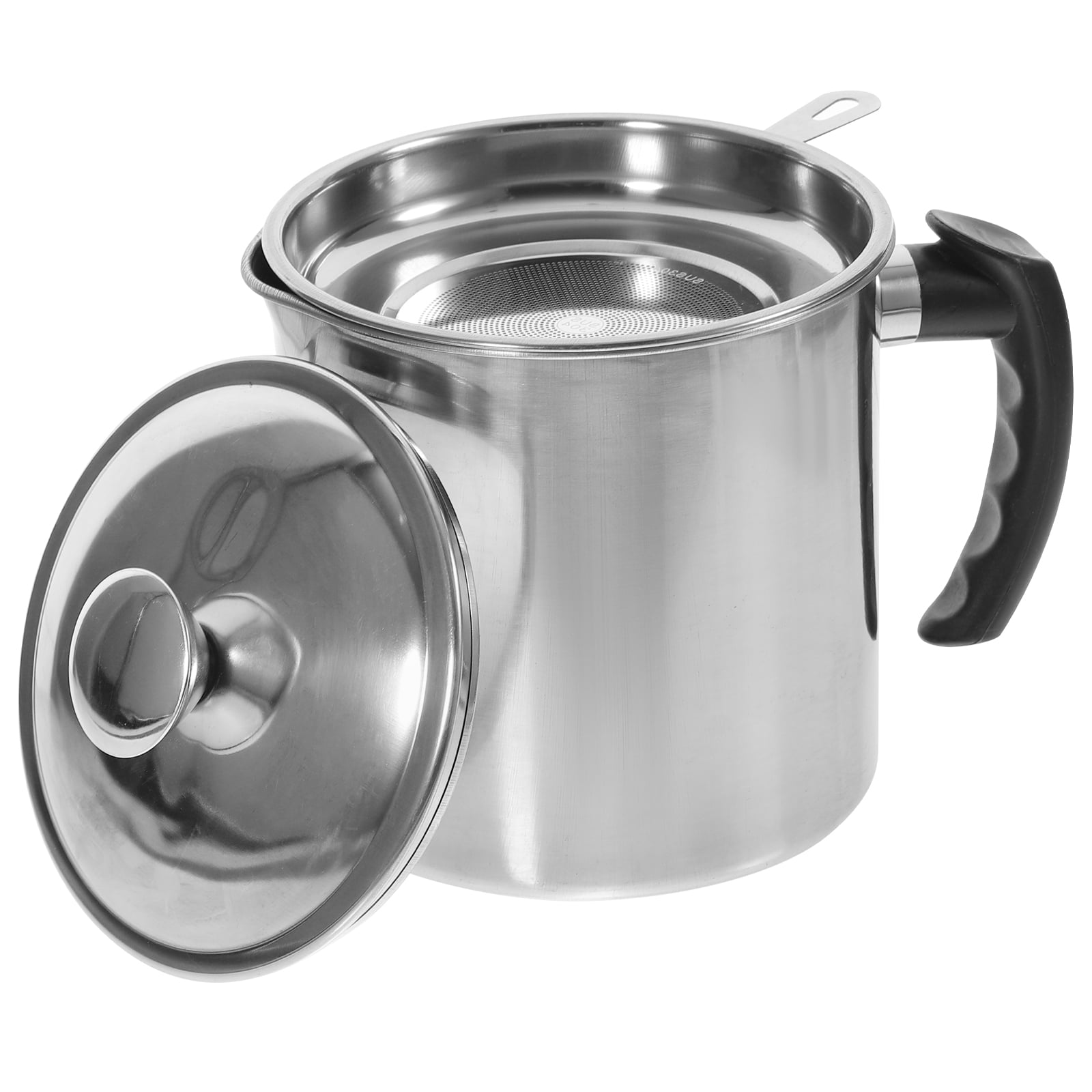Grease Pot Strainer Grease Filter Pot Filtering Pot Kitchen Faicet Kitchen Organize Oil Filter