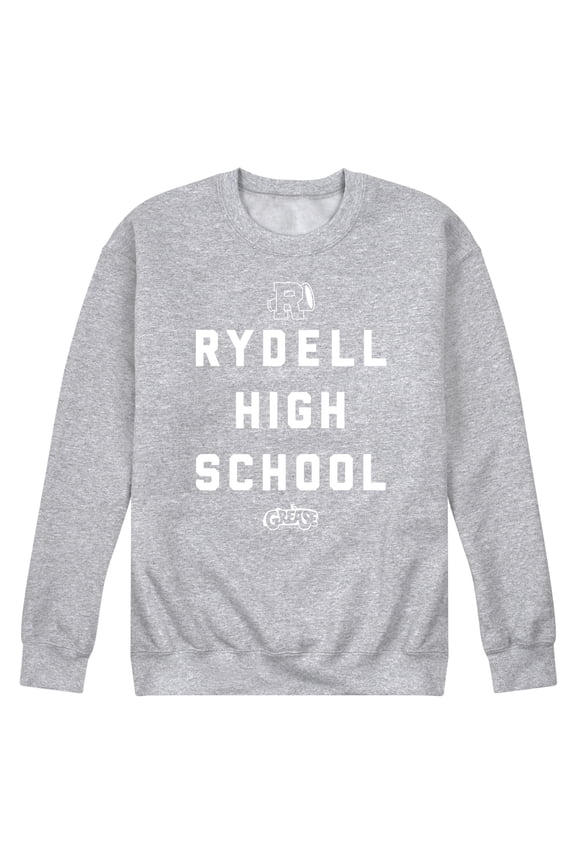 - Rydell High School - Men's Crew Neck Fleece Pullover