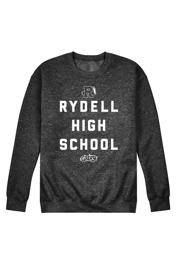 - Rydell High School - Men's Crew Neck Fleece Pullover