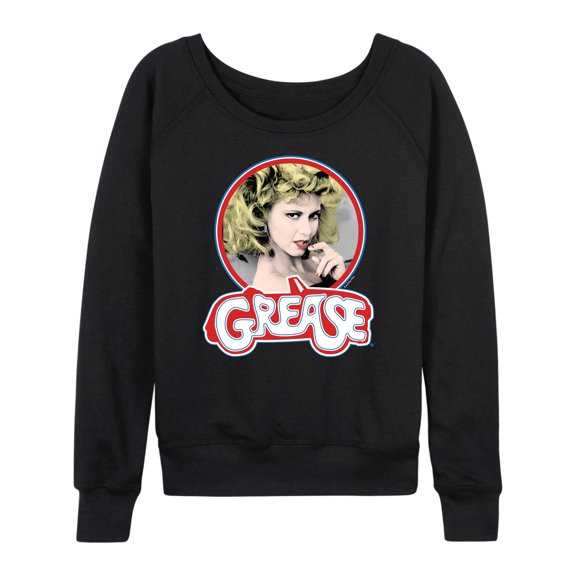 Grease - Sandy Olsson - Classic Photograph - Women's Lightweight French Terry Long Sleeve Shirt