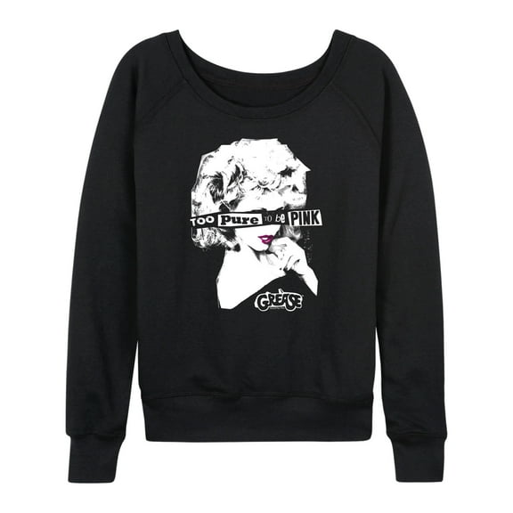 Grease - Sandy Olsson - Too Pure to be Pink - Women's Lightweight French Terry Long Sleeve Shirt