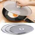 thumbnail image 1 of Grease Splatter Screen for Cooking - Skillet Cover Oil Shield Stainless Steel Mesh Sieve Pot Lid with Folding Handle, Filter Splash Guard for Kitchen (3 size Optional: Diameter 10,11.5,13 inch), 1 of 7