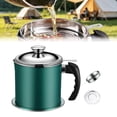 Grease Storage Can with Fine Mesh Filter, Stainless Steel Oil Strainer ...