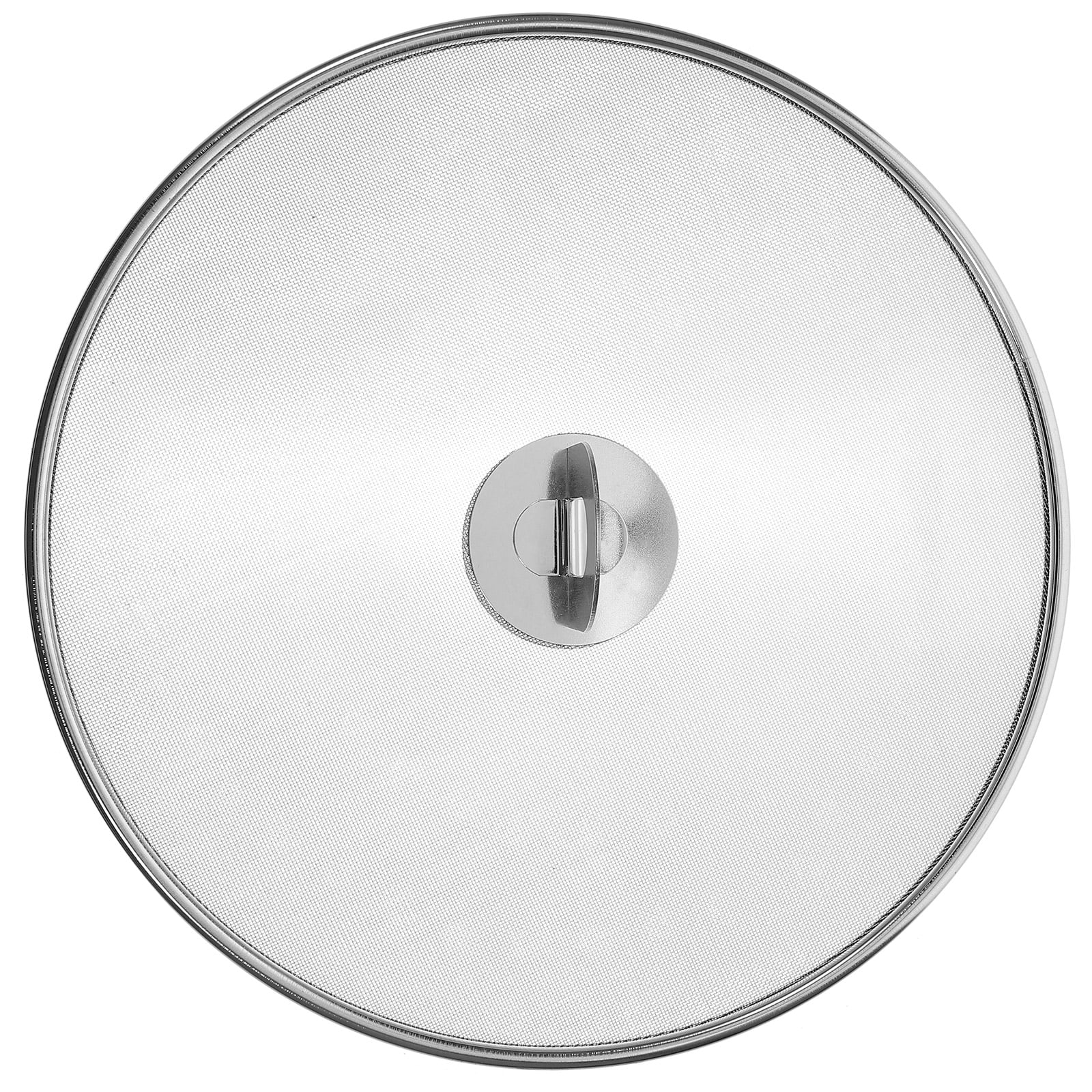 Grease Strainer Oil Glass Lid for Frying Pan Stainless Steel Cover