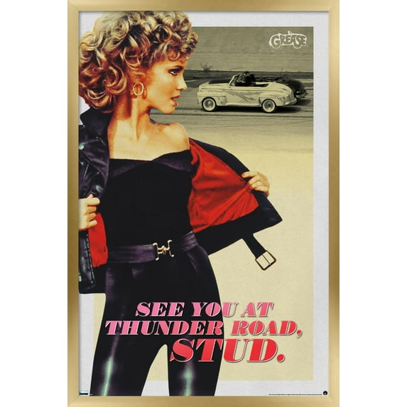 Grease - Stud Wall Poster, 14.725" x 22.375", Framed
