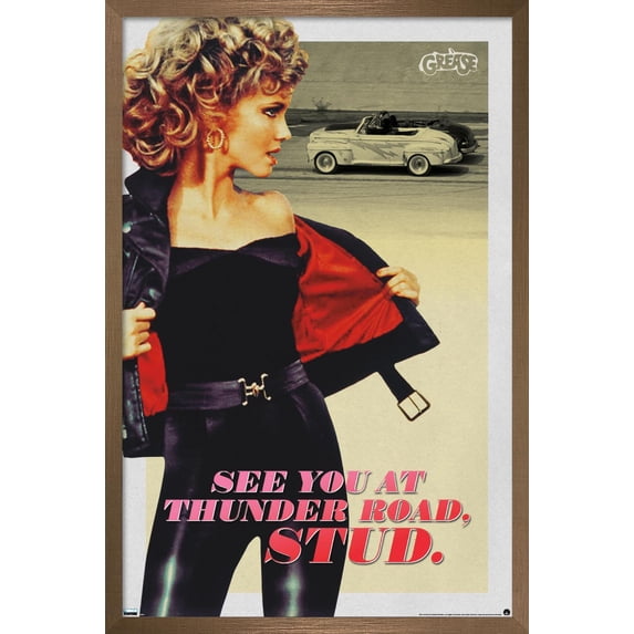 Grease - Stud Wall Poster, 14.725" x 22.375", Framed