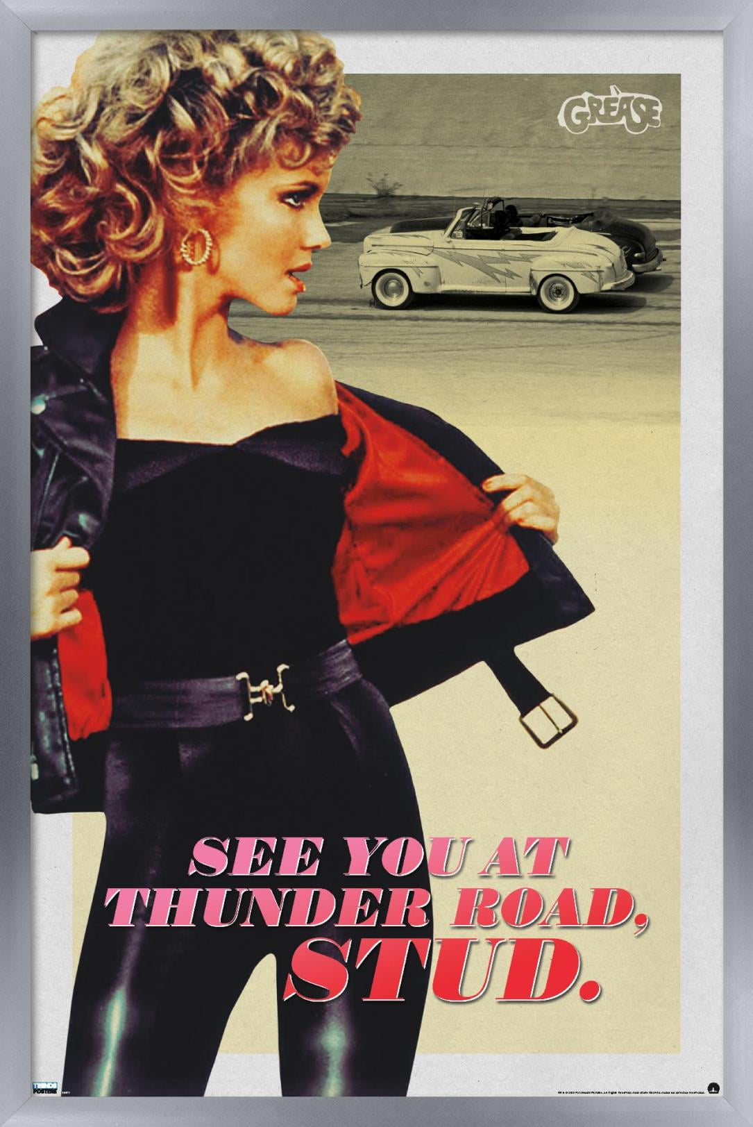 Grease - Stud Wall Poster, 14.725" x 22.375", Framed