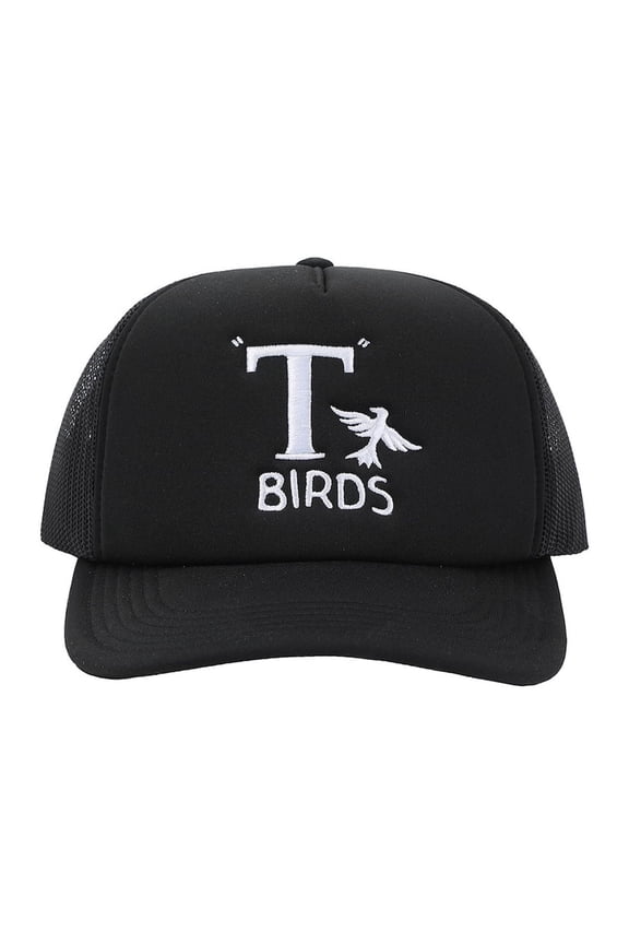 Grease T-Birds Logo Black Trucker Hat