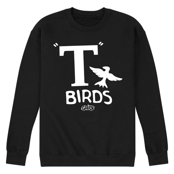 Grease - T Birds - Rydell High School Mascot - Men's Crew Neck Fleece Pullover
