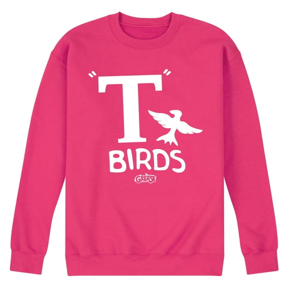 Grease - T Birds - Rydell High School Mascot - Men's Crew Neck Fleece Pullover